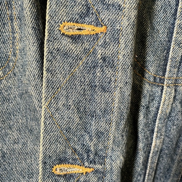 Lee Riders Denim Blue Jean Jacket Size XL Vintage EUC - Picture 9 of 10